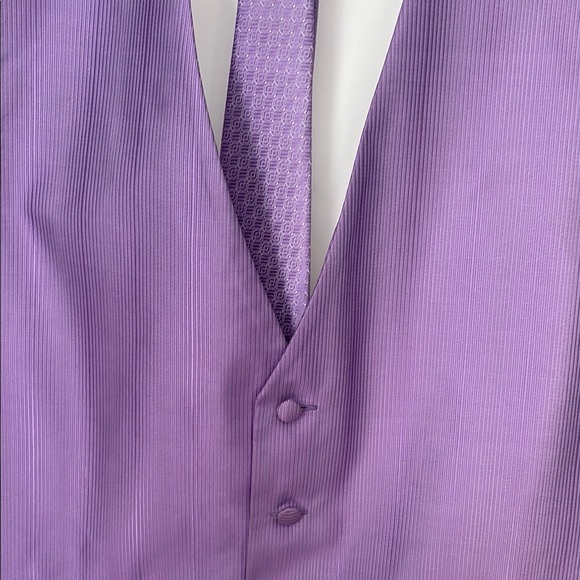 Vest and tie combo. Size Medium . Worn Once! - Picture 5 of 7